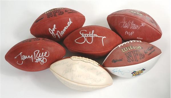 - Collection of Autographed Footballs (34)