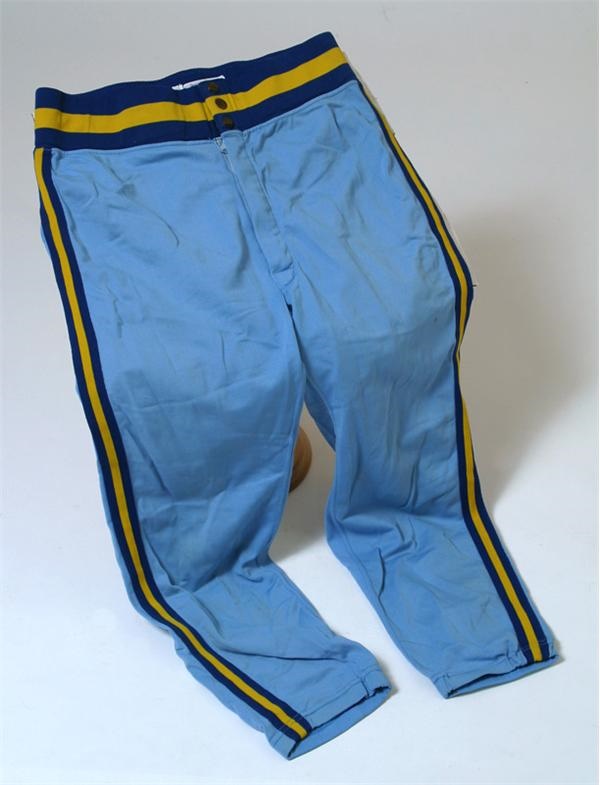 - Late 1980s Paul Molitor Game Worn Brewers Pants