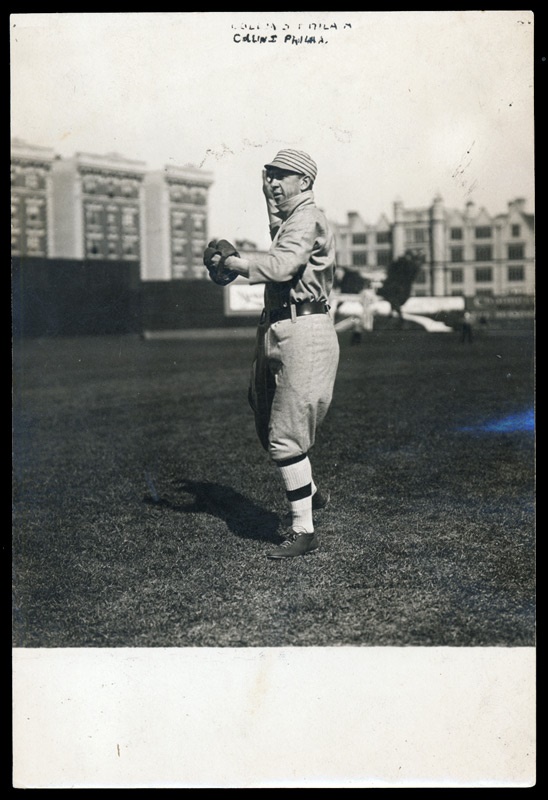 Baseball Photographs - 1914 Eddie Collins Photo by George Bain