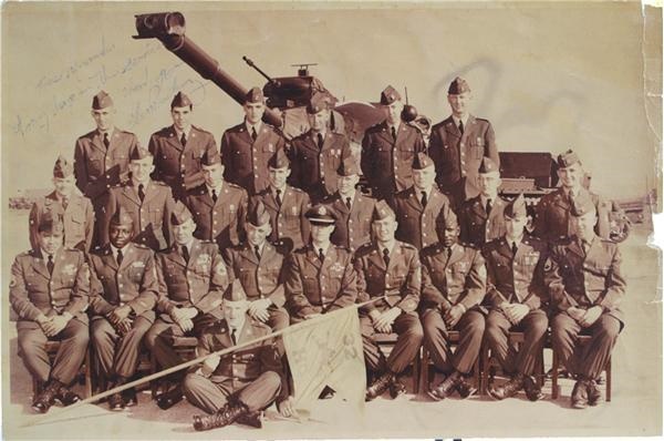 Elvis Presley Signed Army Photograph