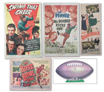 Football - 1930's-50's Football Poster Collection (5)
