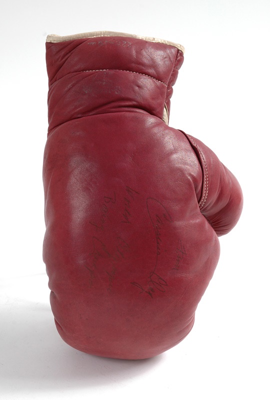 Cassius Clay Signed and Used Sparring Glove