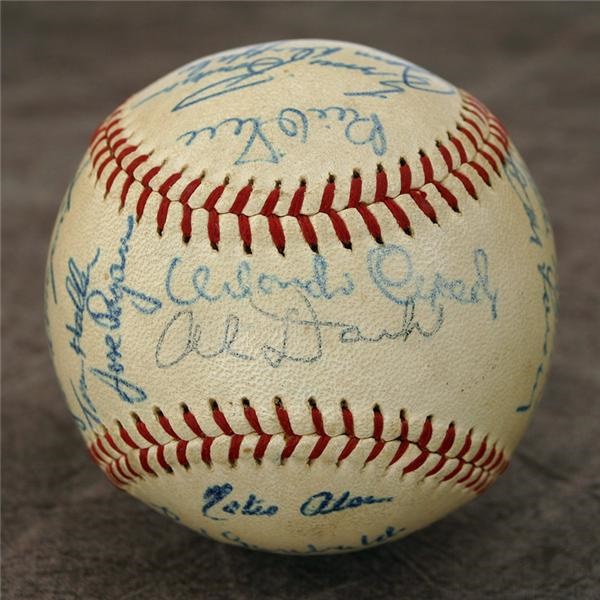 Autographed Baseballs - 1962 San Francisco Giants Team Signed Baseball
