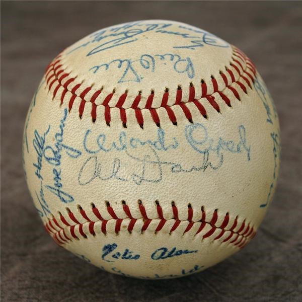 1962 San Francisco Giants Team Signed Baseball