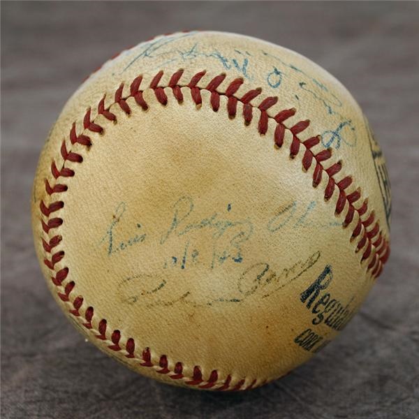 Baseball Memorabilia - Rare Hiram Bithorn Signed Baseball