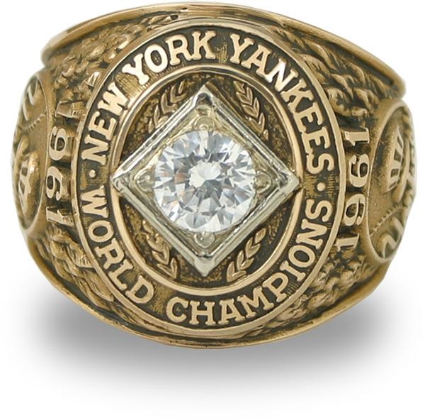 NY Yankees, Giants & Mets - 1961 World Series Championship Ring