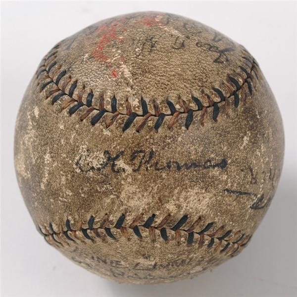 1912 Chicago Cubs Team Signed Baseball