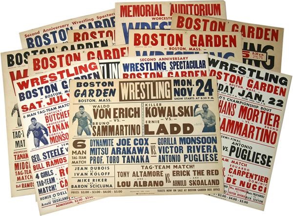 - 1970s Wrestling Boxing Style Posters (15)