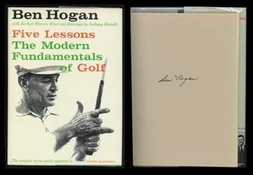 - Ben Hogan Signed Book