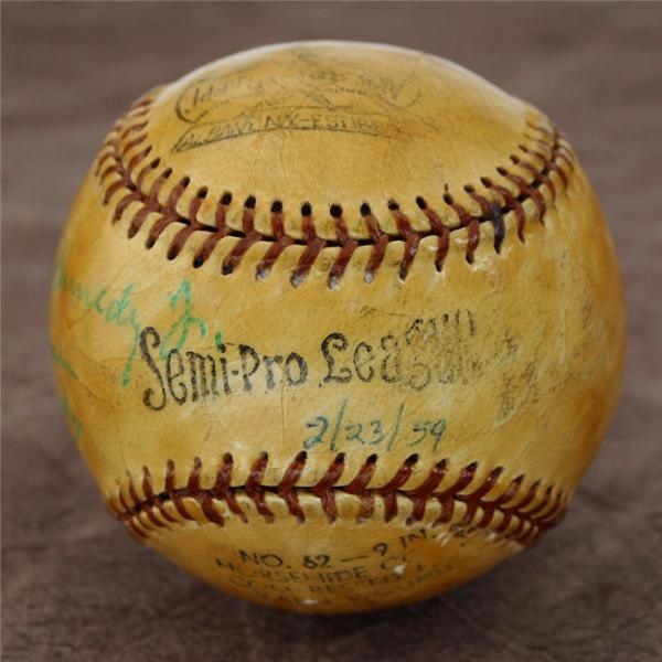 Single Signed Baseballs - Ty Cobb Single Signed Baseball