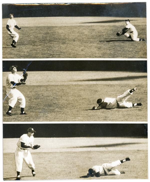 - Important Mickey Mantle Injures Knee 1951 Wire Photograph