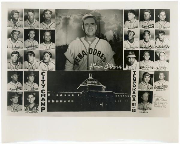 Baseball Memorabilia - Two Exceptional Hiram Bithorne Photos