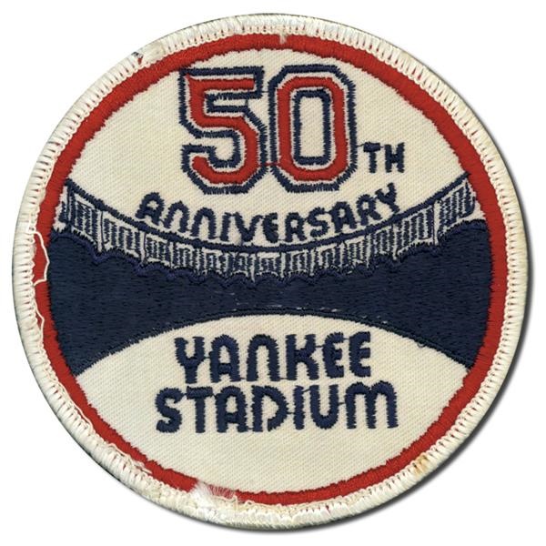 NY Yankees, Giants & Mets - New York Yankees 50th Anniversary Patch