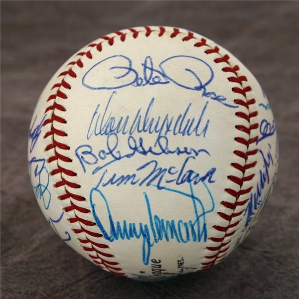 Autographed Baseballs - 1967 National League All-Star Team Signed Baseball