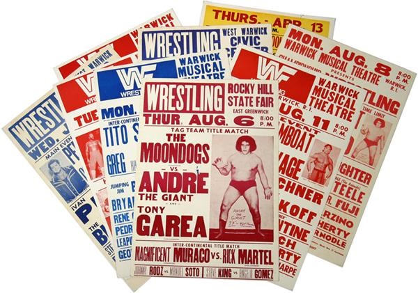 All Sports - Great Pro Wrestling Poster Lot (23)