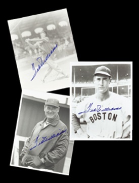 Ted Williams Boston Red Sox Autographed White Coopersto