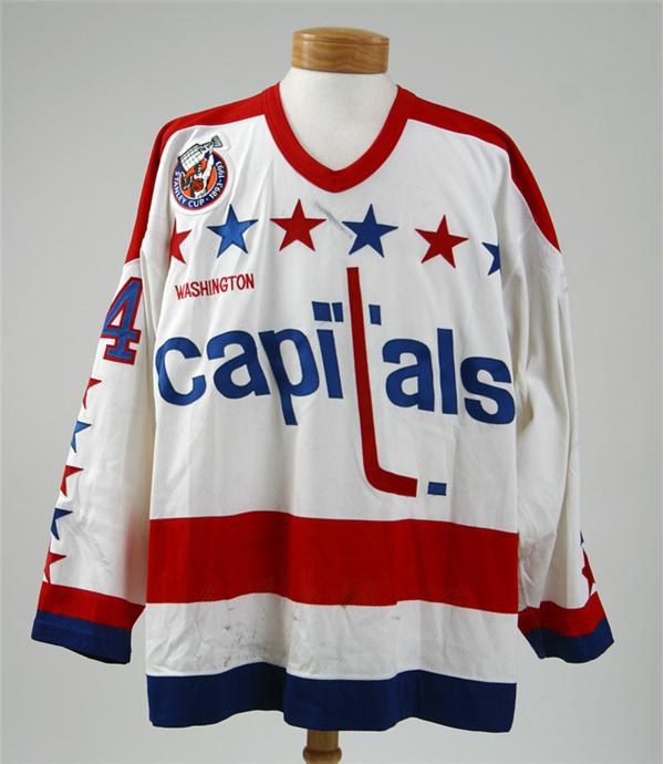 Hockey Sweaters - 1992-93 Al Iafrate Washington Capitals Game Worn Jersey
