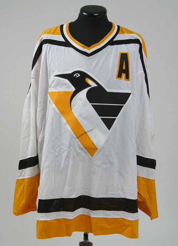 Hockey Sweaters - Late 1990s Kevin Hatcher Pittsburgh Penguins Game Worn Jersey