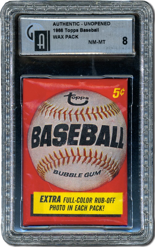 Unopened Cards - 1966 Topps Baseball 7th Series Unopened Wax