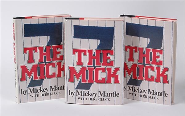 Mickey Mantle - Mickey Mantle Signed Books