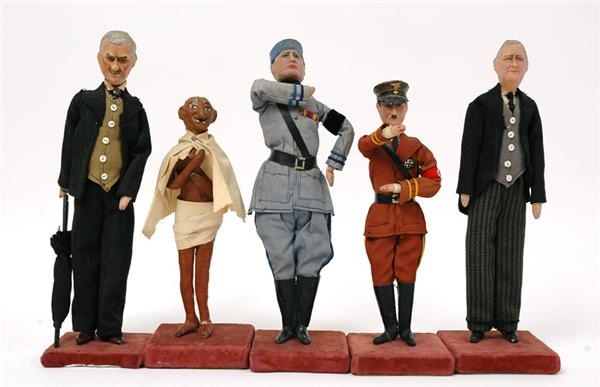 Historical - 1930s "Five Men of Destiny" Display Figures