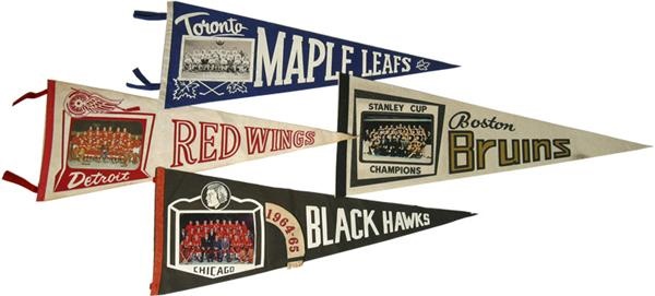 - Collection of Hockey Photo Pennants
