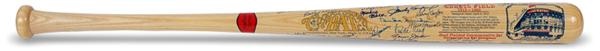 Dodgers Ebbets Field Signed Bat with Campanella & Koufax