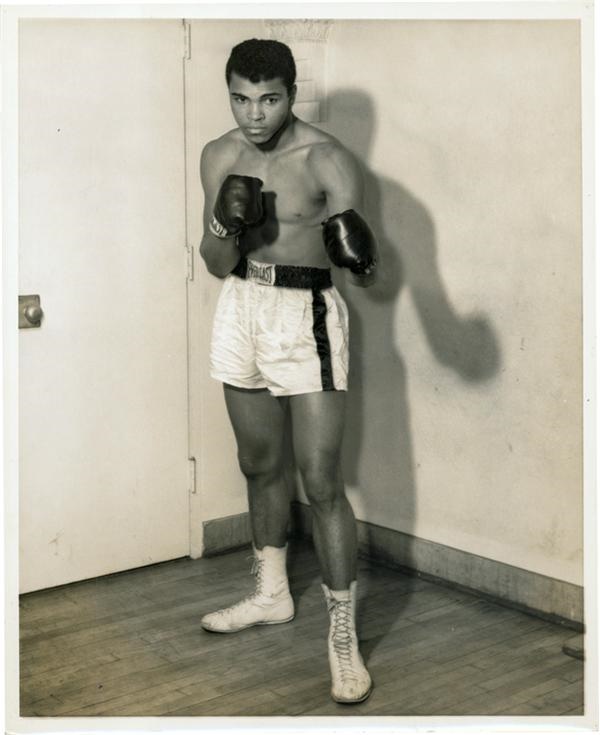 Muhammad Ali - Cassius Clay 1962 Vintage Photo & Huge 8x10" Negative (2)