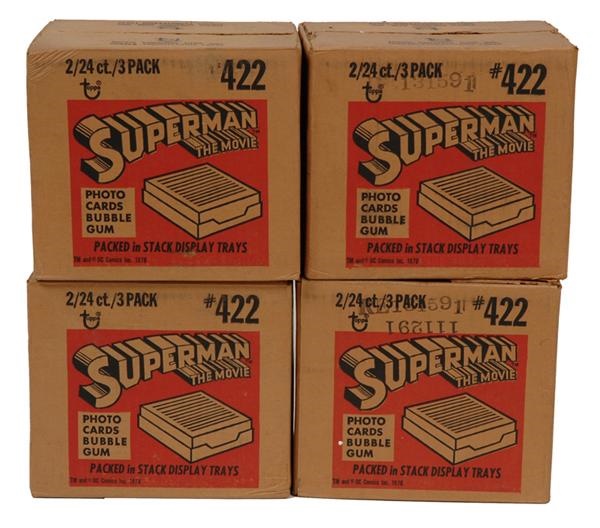 - 1978 Superman The Movie Rack Pack Cases (4)
