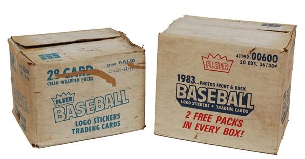1983 Fleer Baseball Unopened Lot (25 Boxes)