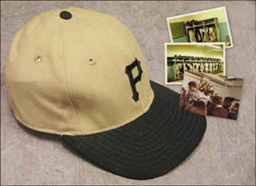 Clemente and Pittsburgh Pirates - Roberto Clemente 1971 World Series Game Used Cap