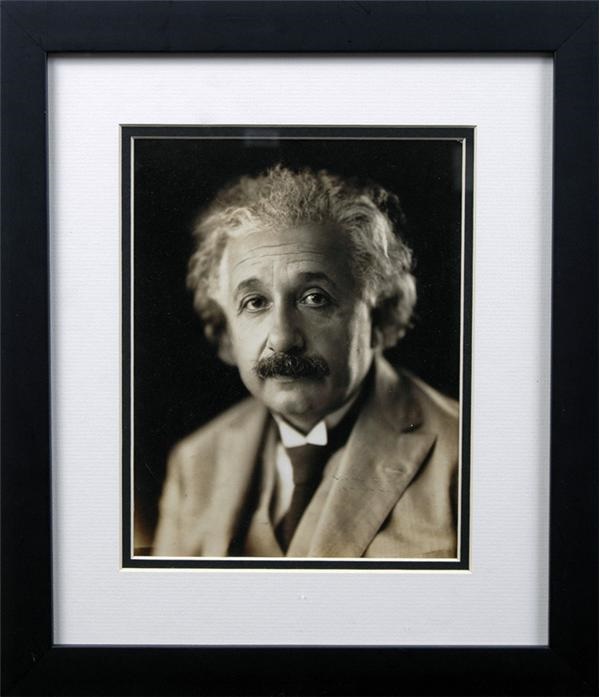 Exotica - Definitive Albert Einstein 8x10 Framed Wire Photo