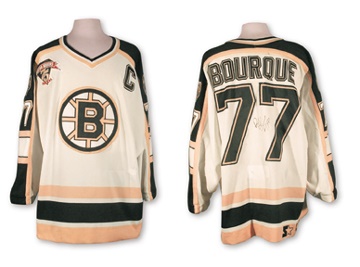 - 1998-99 Ray Bourque Boston Bruins Game Worn Jersey