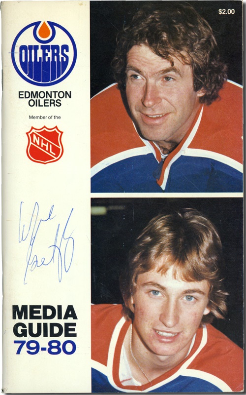Romulus - 1979-80 Edmonton Vintage Signed Media Guide