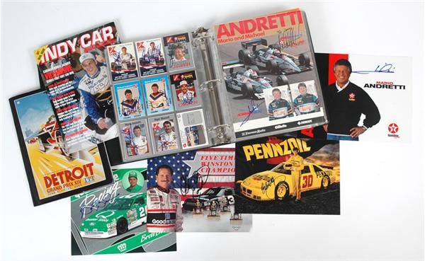 Auto Racing - NASCAR and Auto Racing Autograph Collection (522)