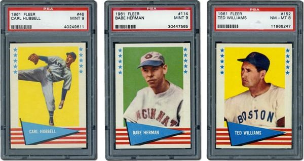 Post War Baseball Cards - 1961/62 Fleer Baseball Ultra High Grade Collection (71)