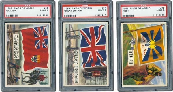 - 1956 Topps Flags of the World Ultra High Grade PSA Collection (25)