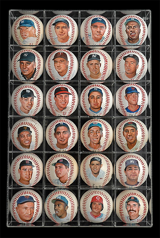 Autographed Baseballs - Irwin Sadler Painted Baseball Collection (24)