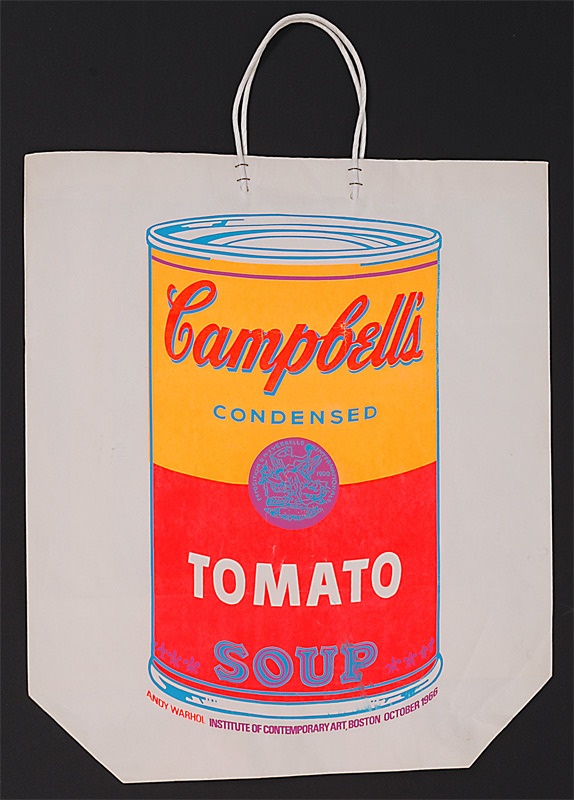 Andy Warhol, Campbell's Soup Bag, 1966, Exhibition at Institute of  Contemporary Art Boston, Near MINT (1966), Available for Sale