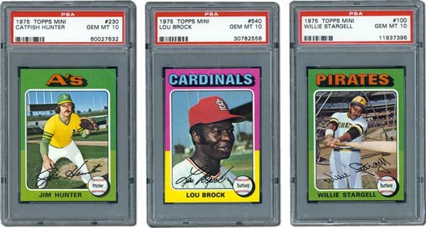 1975 Topps Mini PSA 10 Star Lot (5)