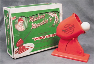 - 1950's Mickey Mantle Switch Hitter Baseball Game