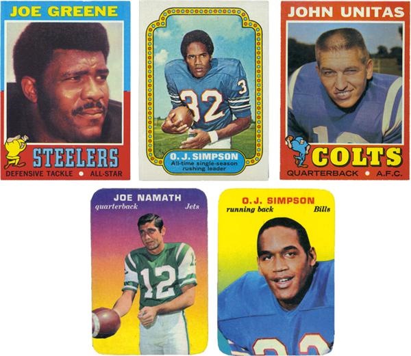 Football Cards - 1970s Topps Football Card Collection