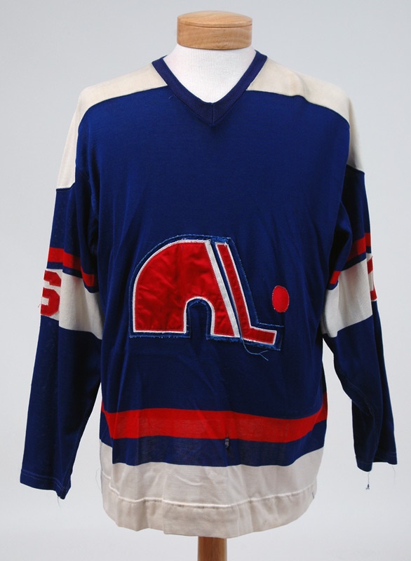 Quebec Nordiques Game Used NHL Memorabilia for sale