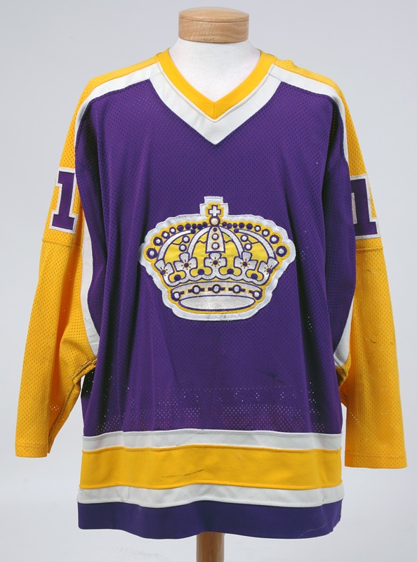 - 1979-80 Charlie Simmer Los Angeles Kings Game Worn Jersey