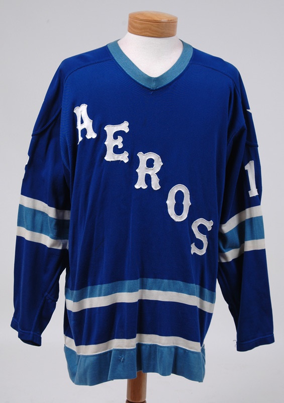 WHA - Larry Lund WHA Houston Aeros Game Worn Jersey