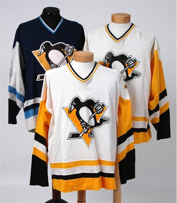 1970 s 80s Pittsburgh Penguins Game Worn Jersey Lot