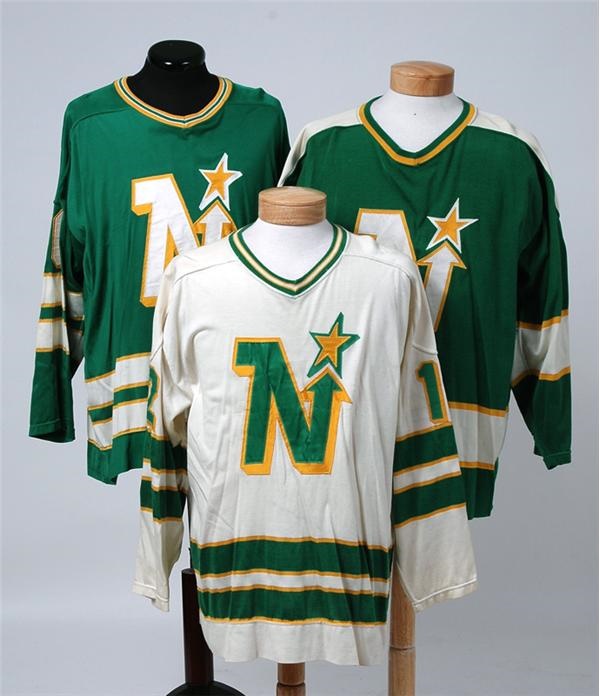 Vintage 1970s Minnesota North Stars Game Used Jersey Lot