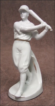 - Rare 1920's German Porcelain Baseball Statue