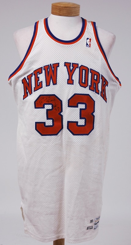 1989 Patrick Ewing Knicks Game Worn Jersey
