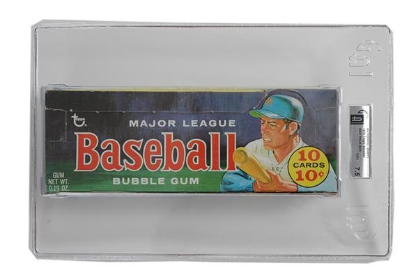 Unopened Cards - 1970 Topps Baseball Wax Packs (3) With Display Box